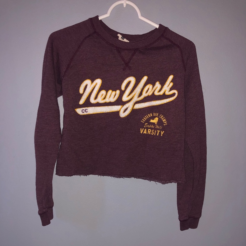 New York Cropped Sweater